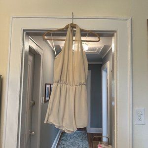 Nude Halter Romper